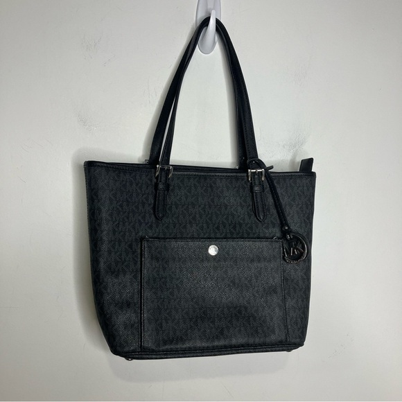 Michael Kors medium size shoulder bag black gray - Picture 1 of 16